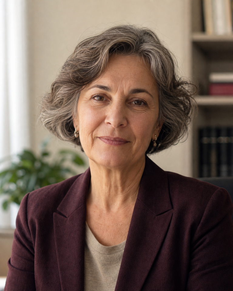 Ritratto generato di Lidia Corvaldi, persona fittizia